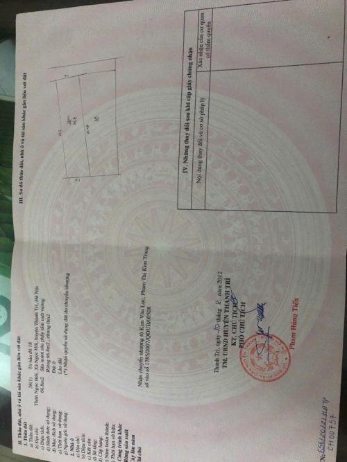 Bán Nhà Vĩnh Khang, Ngọc Hồi, Thanh Trì