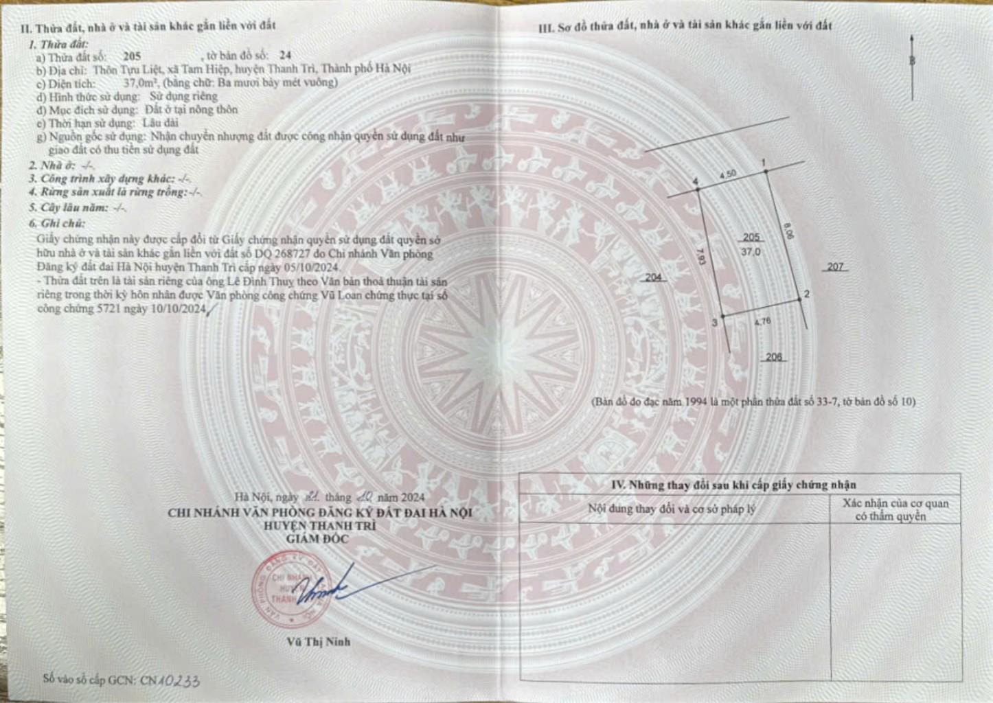 Bán Nhà Mới Tựu Liệt Thanh Trì 37m² - Gần Phố - Mặt Tiền 6m - Nội Thất Đẹp - Sổ Nở Hậu